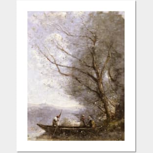 The Ferryman by Jean-Baptiste-Camille Corot Posters and Art